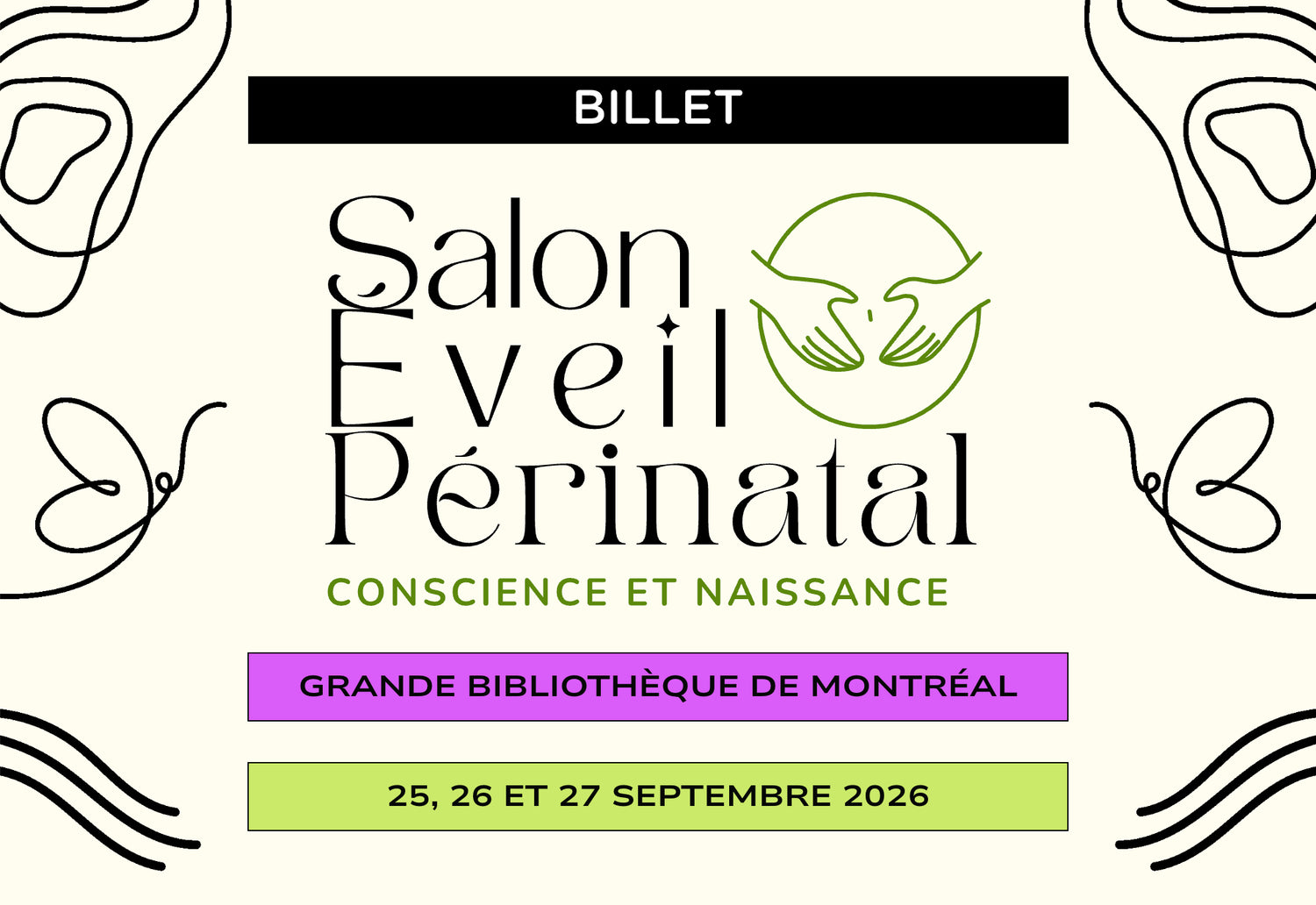Billet – Salon de l&